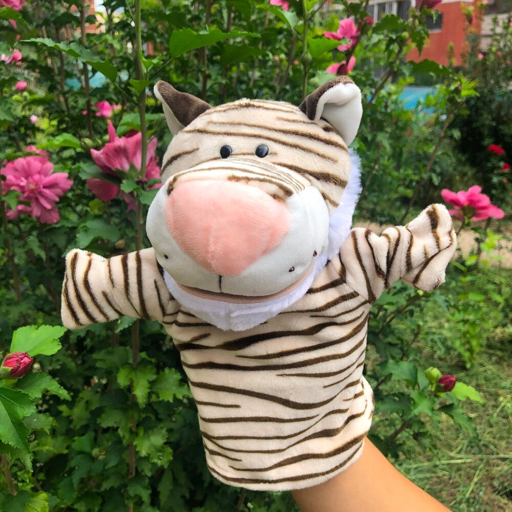 Animal white Tiger Leopard Dinosaur Wolf Panda Paw Claw Plush Toy Hand Puppet Glove Party Costume Cheerleaders Adult Toys Gift