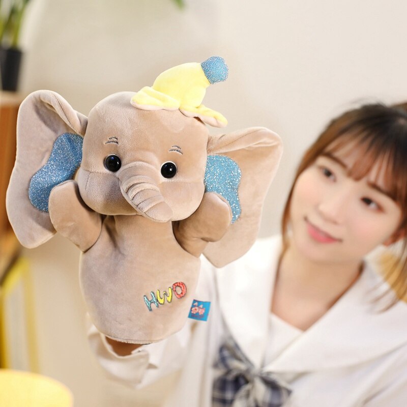 30cm Elephant Hand Puppet Soft Stuffed Plush Toy