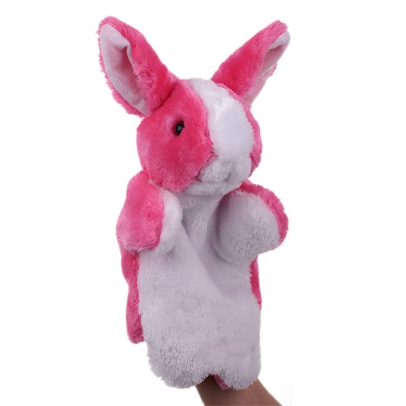 Hand Puppets For Kids Cute Cartoon Animal Doll Kids Glove Hand Puppet Rabbit Plush Bunny Finger Toys For Children 2021 Gift