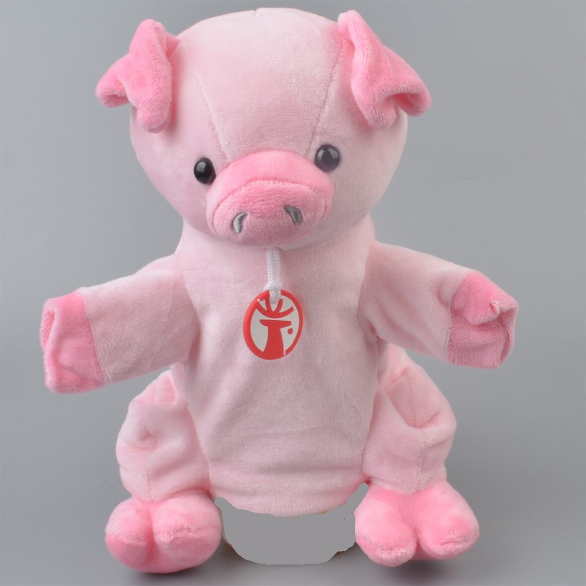23cm Pig Hand Puppet Soft Plush Toy