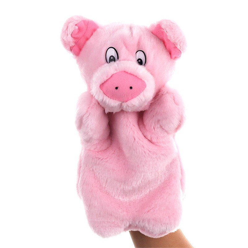 26cm Pig Hand Puppet Soft Plush Toy