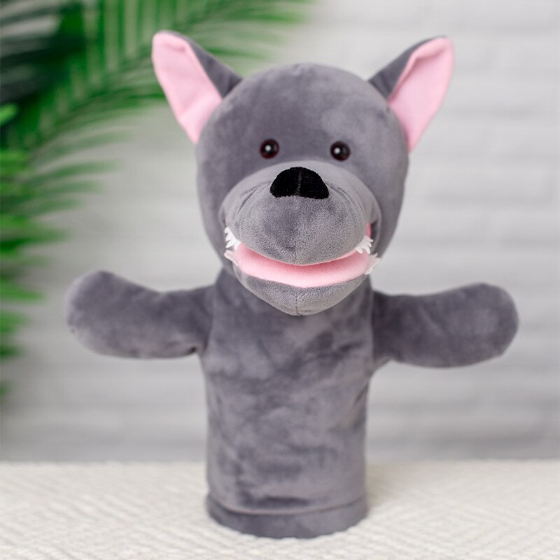 Wolf Hand Puppet Soft Plush Toy