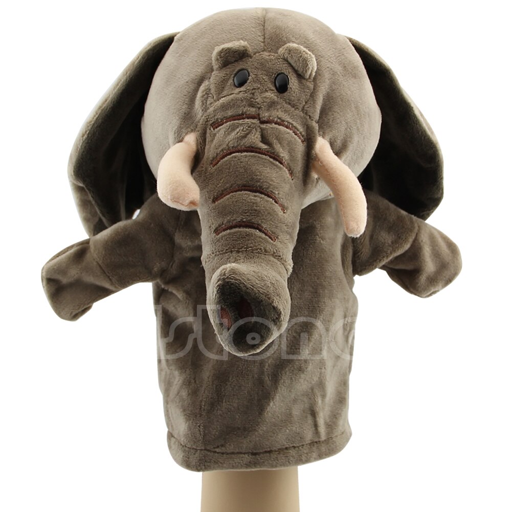 24cm Elephant Hand Puppet Soft Plush Toy