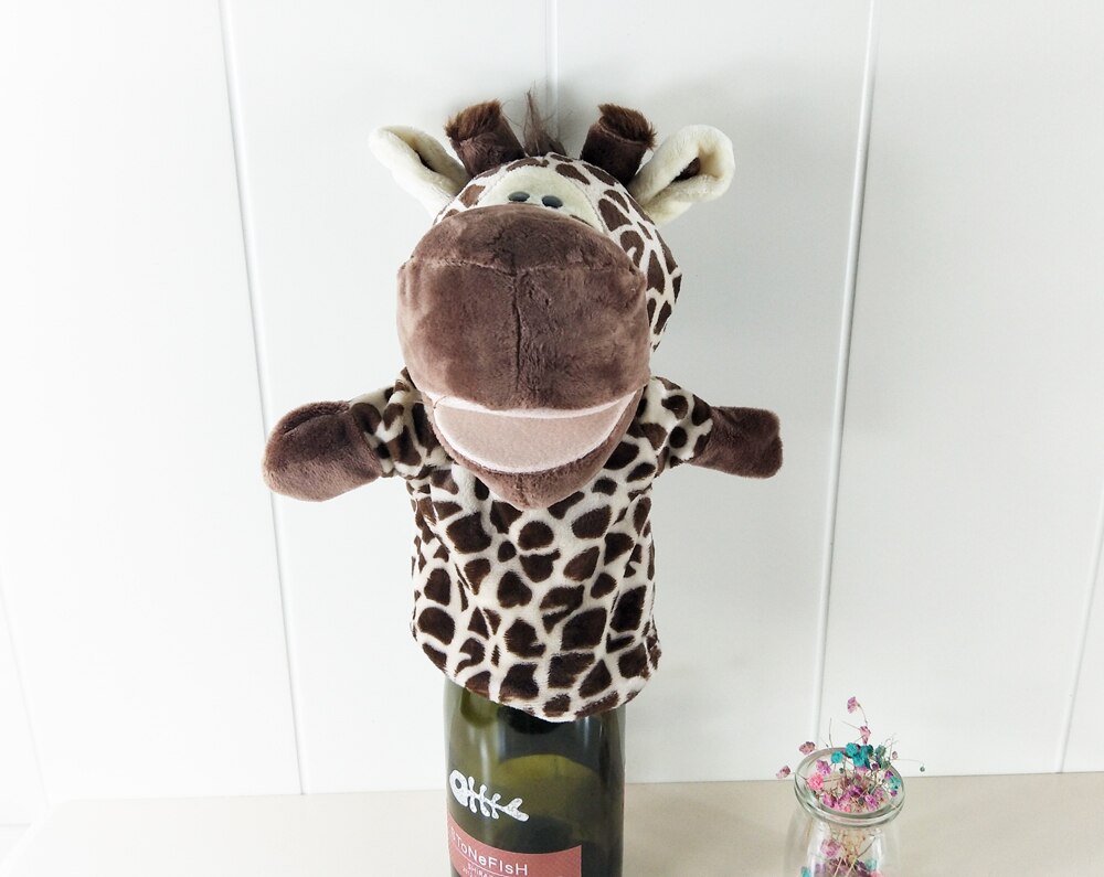 BOLAFYNIA Children Hand Puppet Toys kid baby plush Stuffed Toy giraffe animal for Christmas birthday gifts
