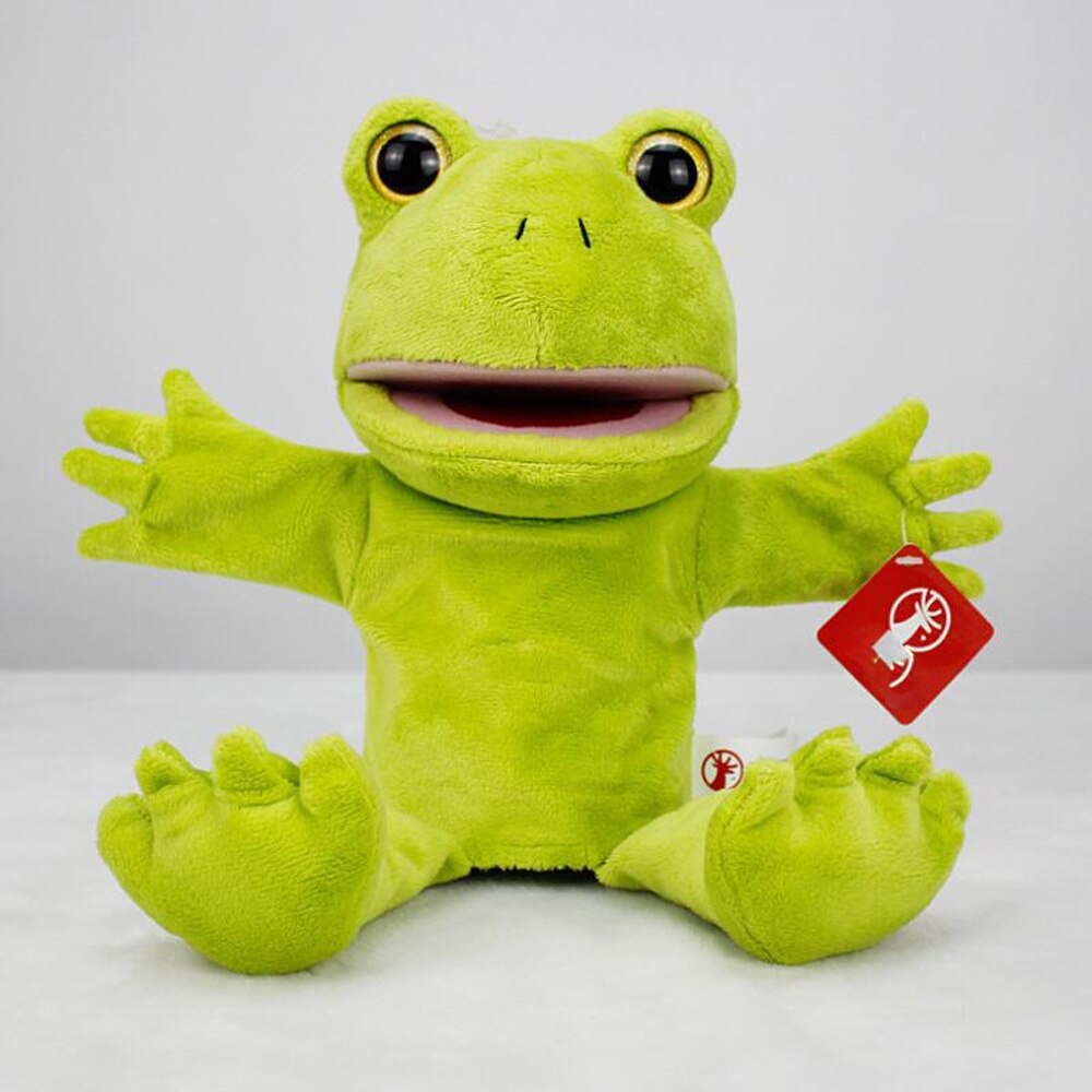 Children Hand Puppet Kid Baby Plush Stuffed Toy Animals Frog