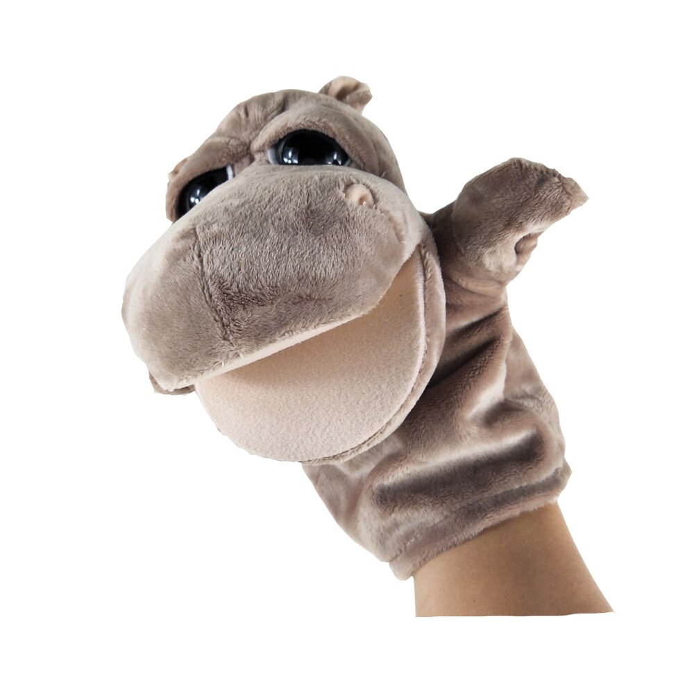 Hippo Hand Plush Stuffed Puppet