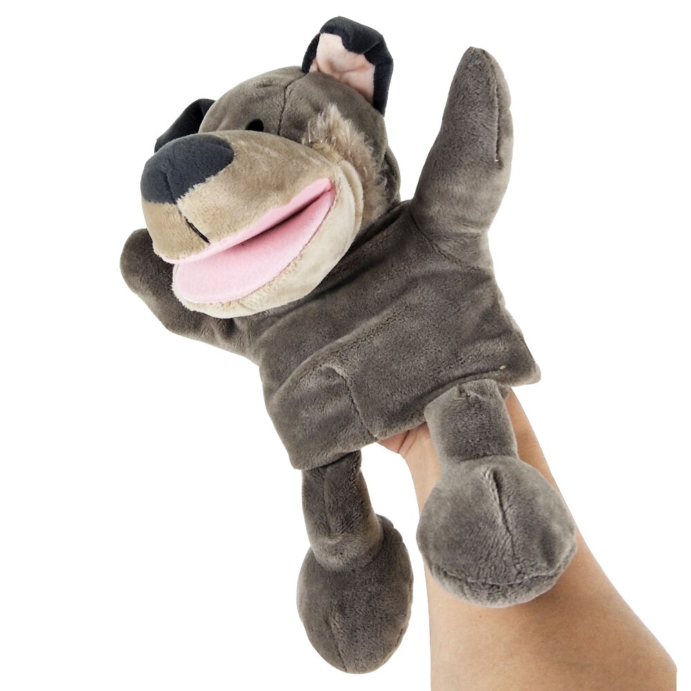 30cm Wolf Plush Stuffed Hand Puppet