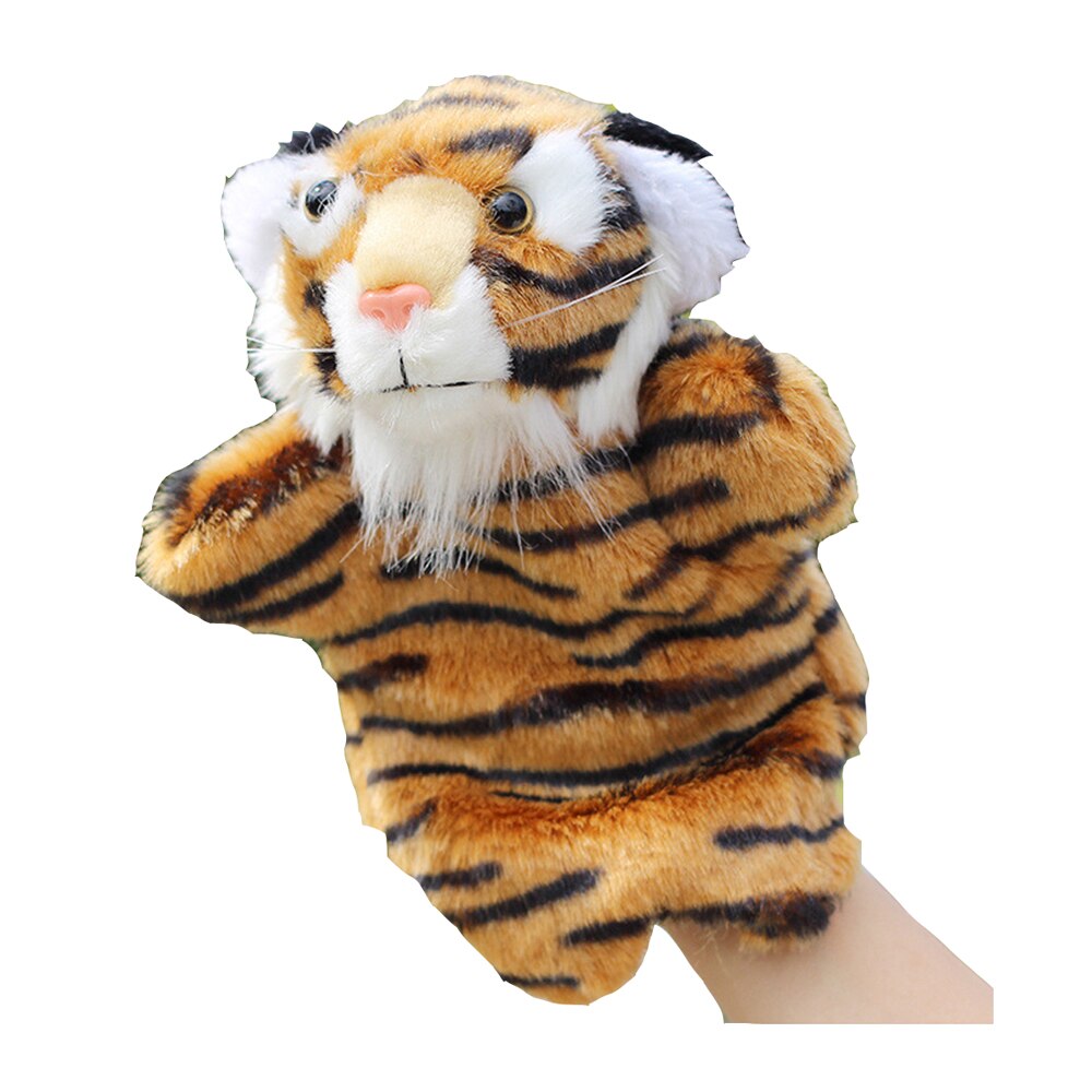 25cm Tiger Soft Plush Stuffed Hand Puppet