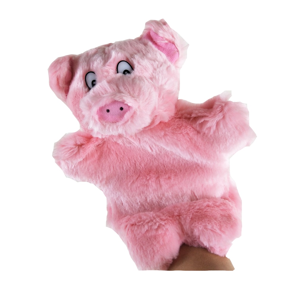 Fluffy Pig Plush Stuffed Hand Puppet