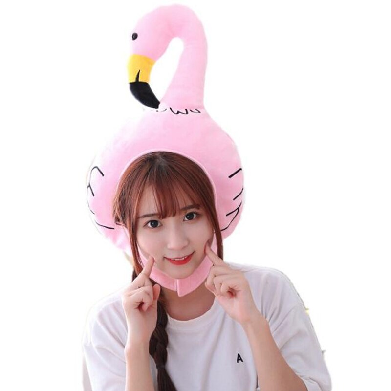Flamingo Soft Plush Headgear