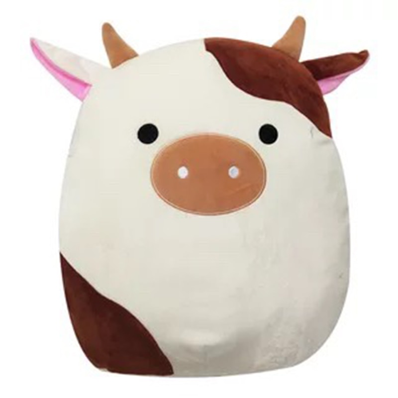 20-30cm Soft Cartoon Frog Pillow Cute Soft Cow Doll Cow Plush Toy Children's Bbirthday Ggift