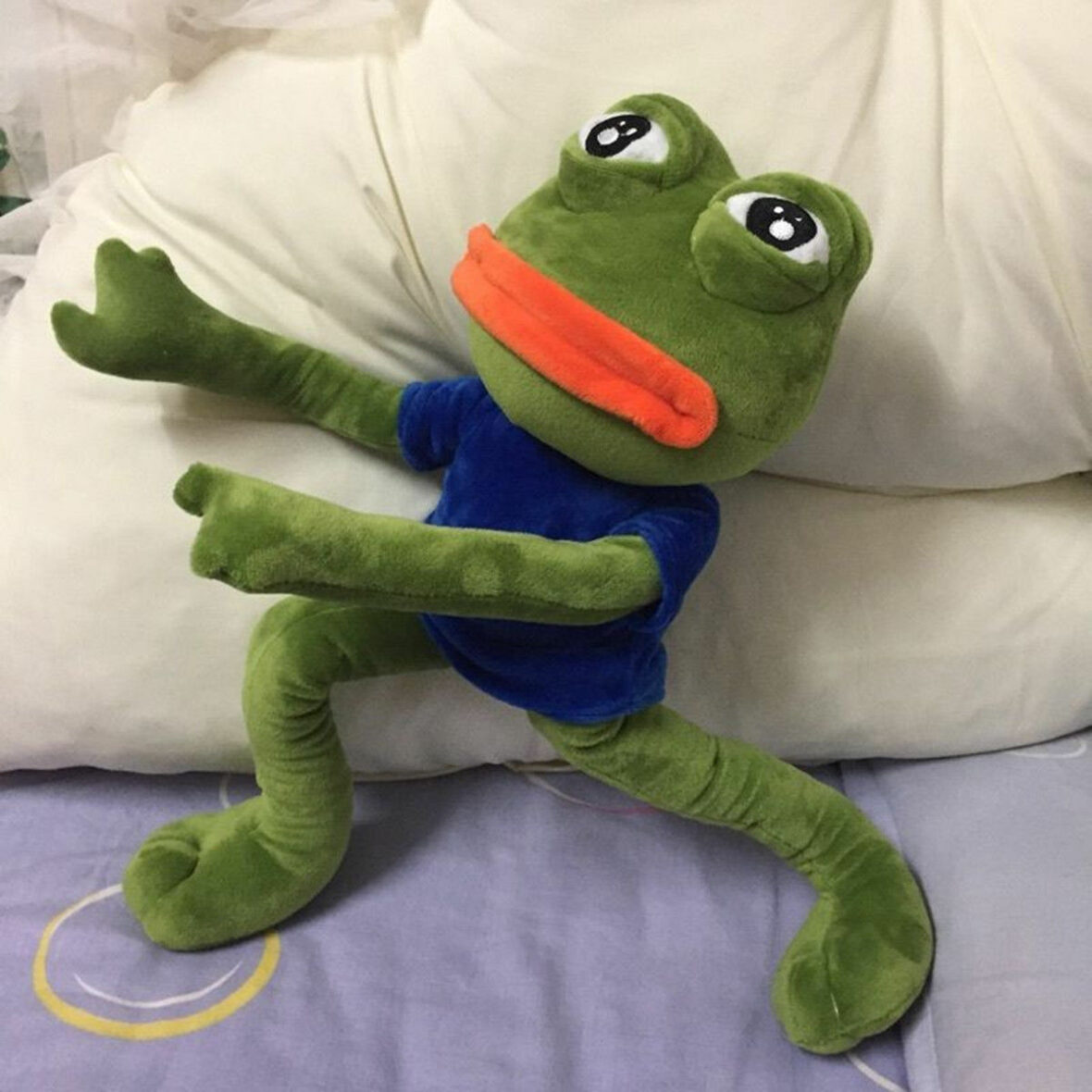 Pepe Sad Frog Soft Stuffed Plush Toy