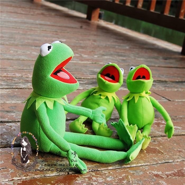 20/38/40/60cm Kermit Plush Toy Kawaii Frogs Doll Stuffed Animal Soft Stuffed Toy Dropshipping Christmas Holiday Gift for Kids
