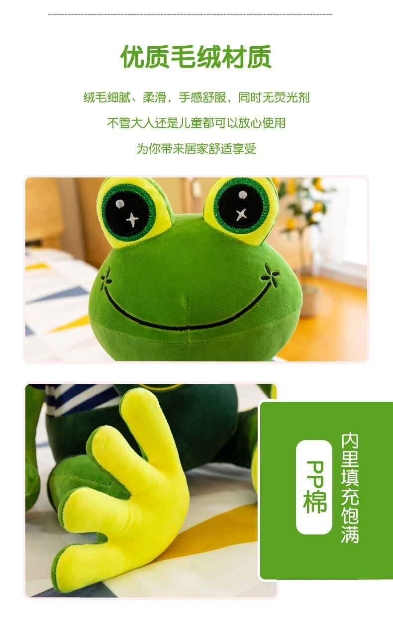 Nice Couple Frog Kawaii Plush Toys Cartoon Comic Anime Model Doll Stuffed Toy Birthday Gift For Children