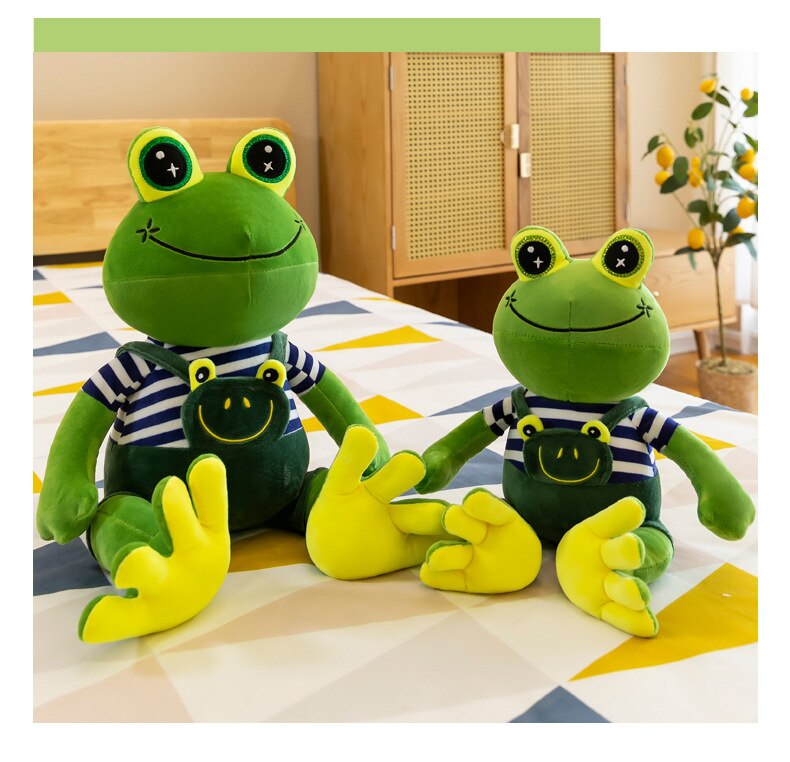 Nice Couple Frog Kawaii Plush Toys Cartoon Comic Anime Model Doll Stuffed Toy Birthday Gift For Children