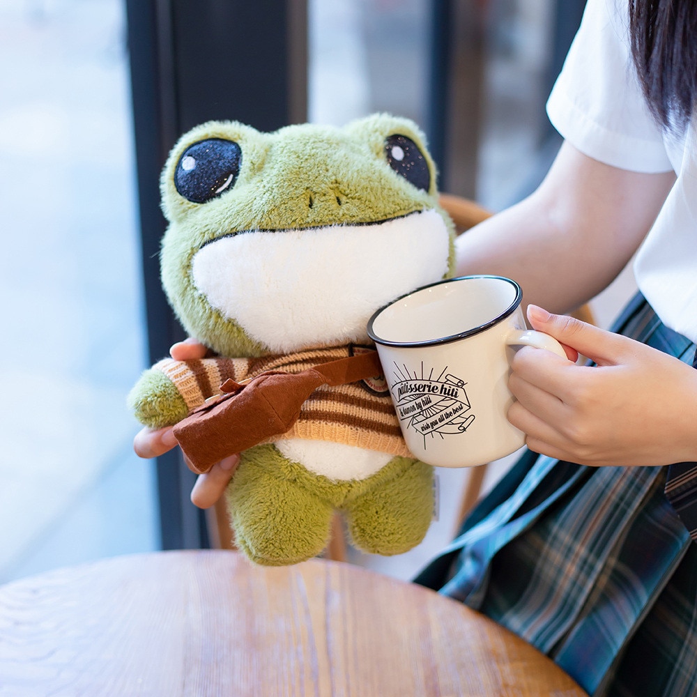 29cm Kawaii Frog Plush Toy Kids Comfort Plush Stuffed Car Home Decor Christmas Gift for Friends