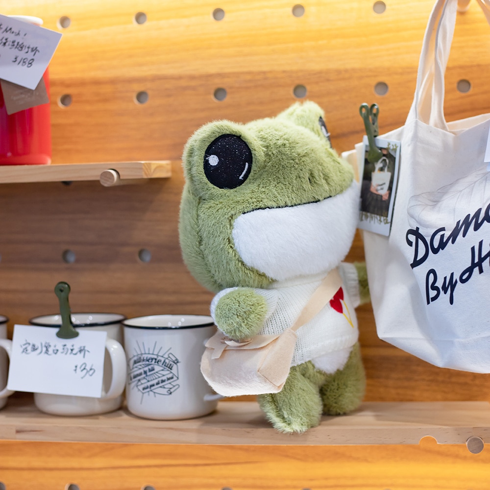 29cm Kawaii Frog Plush Toy Kids Comfort Plush Stuffed Car Home Decor Christmas Gift for Friends