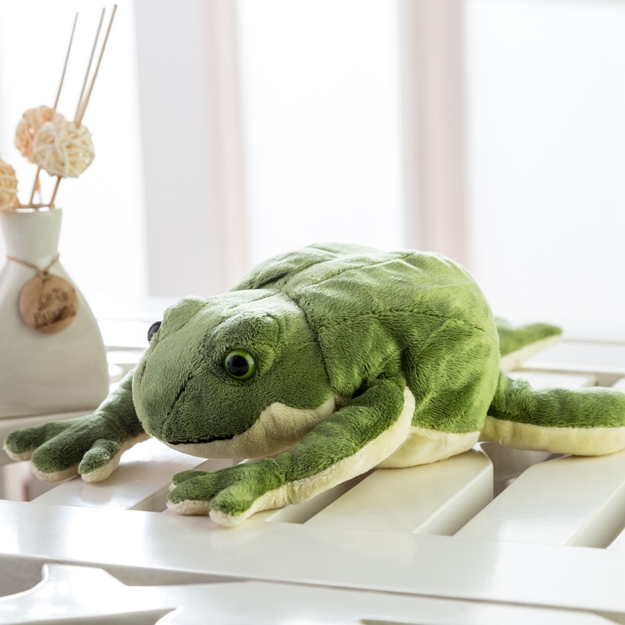 Stuffed Soft Plush Toy Animal Doll for Kids Baby Frog, Small / Large
