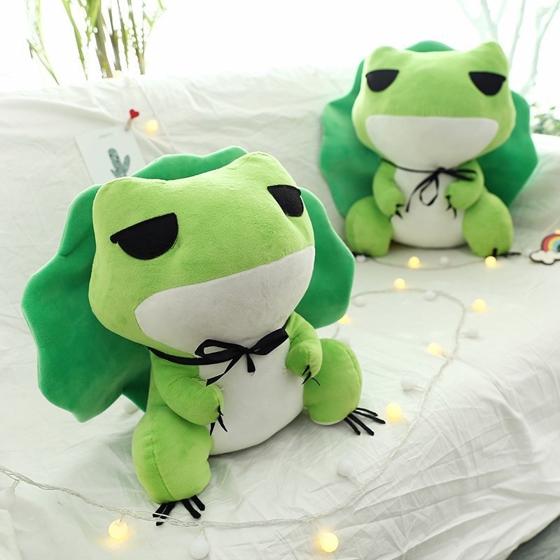 30-40cm Japan Kawaii Casual Game Travel Frog Plush Animal Stuffed Toy Doll For Children Girl Birthday Gift For Kids