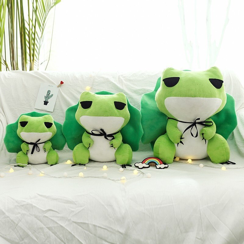 Frog With Hat Stuffed Plush Toy