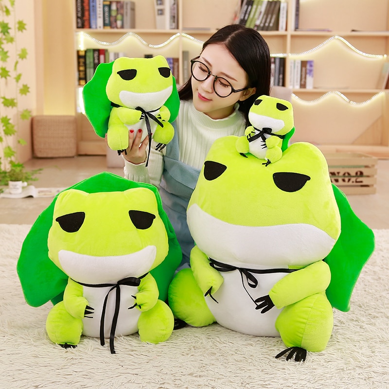 1 pcs 20-40cm Japan Kawaii Casual Game Travel Frog Plush Stuffed Animal frog plush Toy Doll For Children Girl Kids Birthday Gift