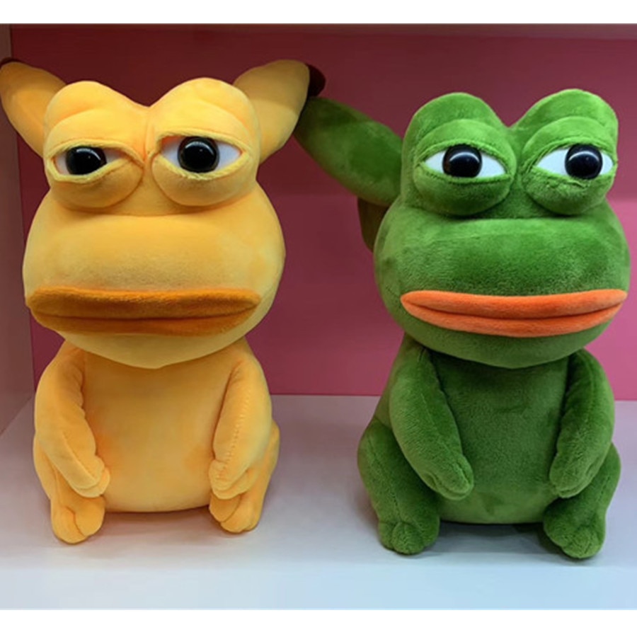 25cm Adorkable Sad Frog Plush Toy Soft Stuffed Animal Big Mouth Frogs Pillows Doll Cartoon Anime Toys for Children Kids Gift