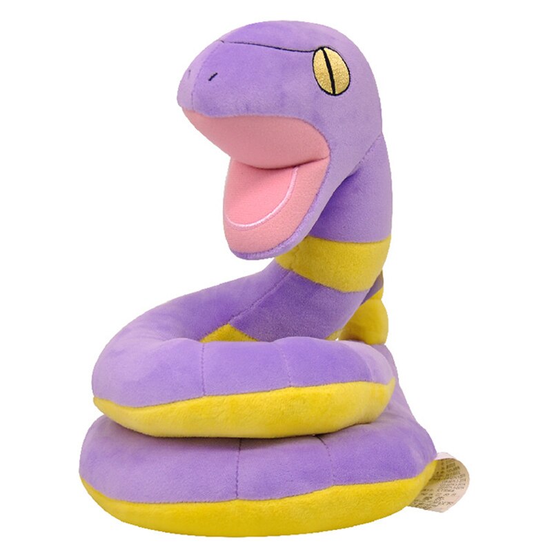 Anime Pokemon Pikachu Kawaii Peluche Ekans Purple Snake Stuffed Doll Creative Cute Christmas Halloween Gifts For Kids