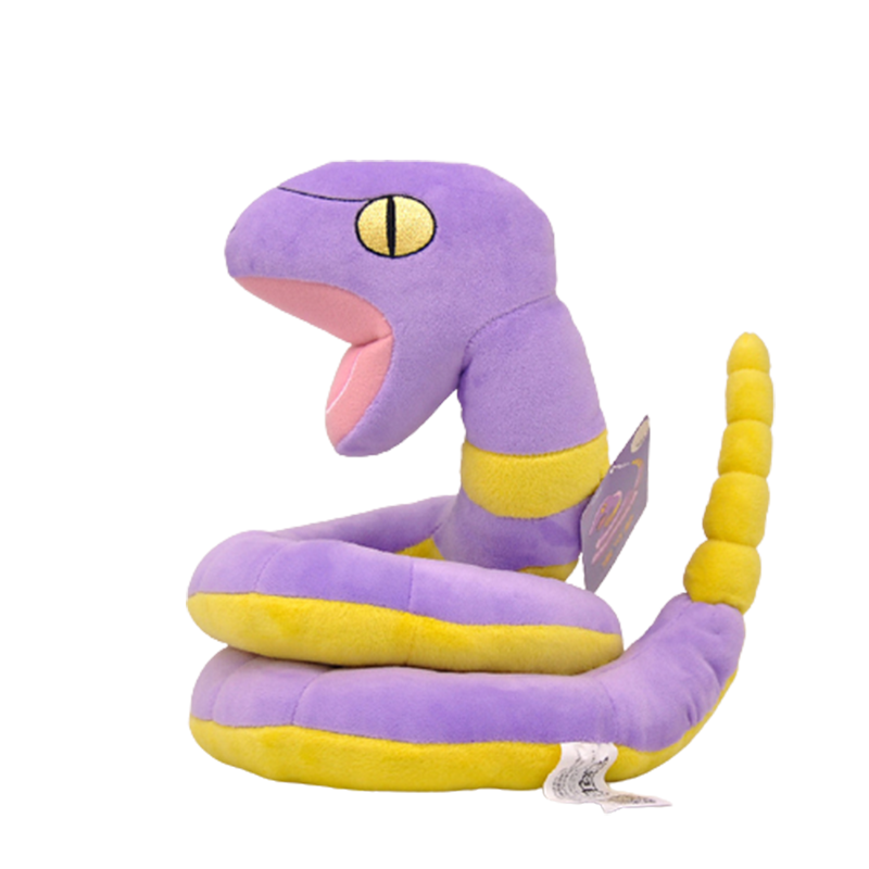 Anime Pokemon Pikachu Kawaii Peluche Ekans Purple Snake Stuffed Doll Creative Cute Christmas Halloween Gifts For Kids