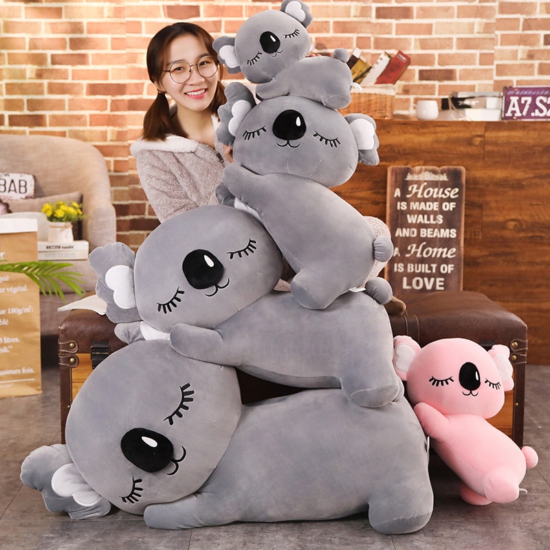 New Arrival Giant Size Koala Bear Sleeping Pillow Soft Stuffed Toy Koala bear Plush Toy Kid's Gift New Birthday Gift