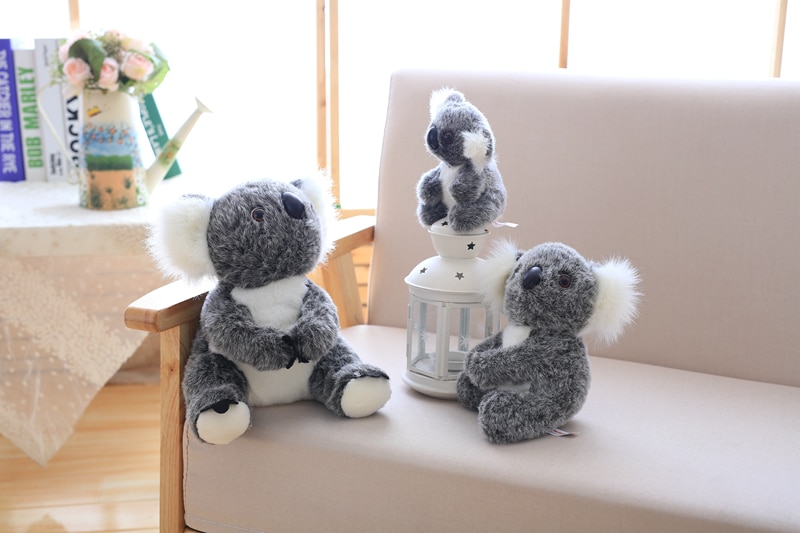 13-28cm Kawaii Simulation Koala Plush Toys Australian Koala Bear Stuffed Soft Animal Doll Kids Baby Girls Lovely Christmas Gift