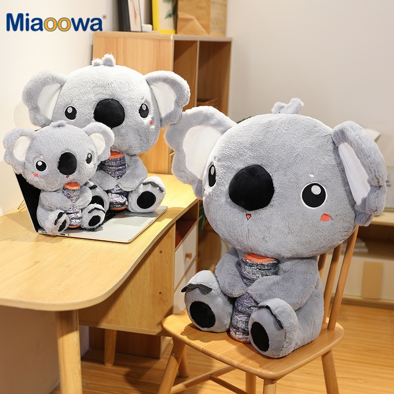 Koala With Wood Soft Stuffed Plush Toy