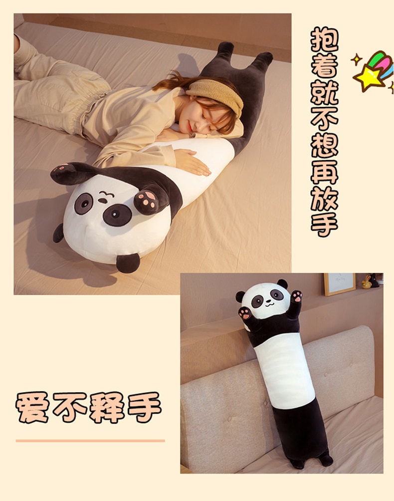 1pc 70-130CM Cute Panda Koala Plush Toys kawaii Stuffed Soft Long Pillow Dolls for Baby Girls Sleeping Cushion Birthday Gift