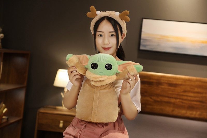 Star Baby Yodaing Plush Backpack Force Awakens Anime Figure Wars Bag Schoolbag Toys Wisdom Master Children Gift Stuffed Toys