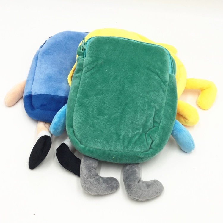 18cm New game console bmo Sesame Street mobile phone bag Messenger bag children plush Adventure time plush