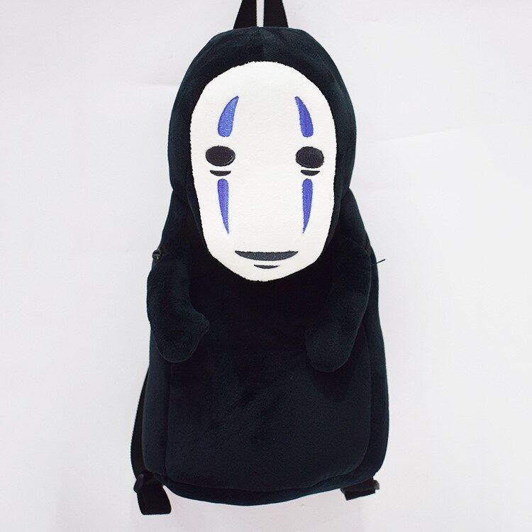Studio Ghibli Spirited Away No Face Man Backpacks Plush Doll Creative Plush Backpack Kids Adults Cute Bag