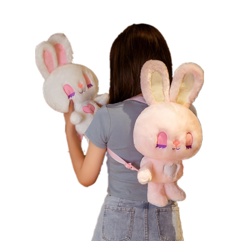 Wego Rabbit Soft Plush Backpack