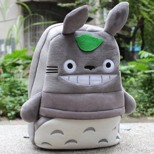 15cm X 20cm X 25m My Neighbor Totoro Plush Backpack Schoolbag Bag