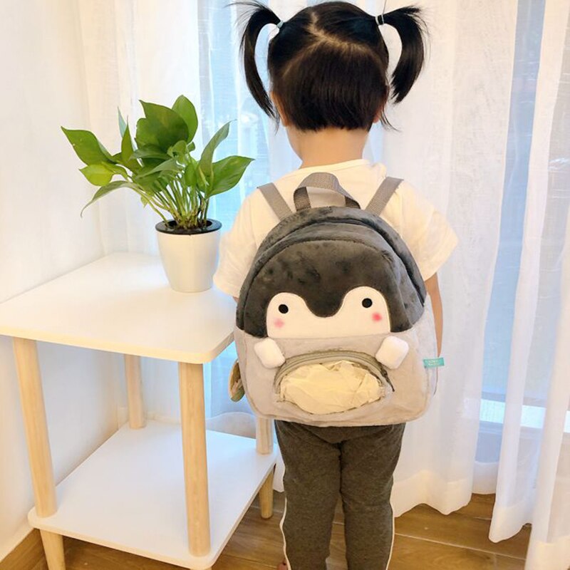 Kawaii Koupen Chan Penguin Plush Toy Japan Cartoon Anime Plush Doll Cute Soft Casual Animal Backpack Doll Birthday Gift for Girl