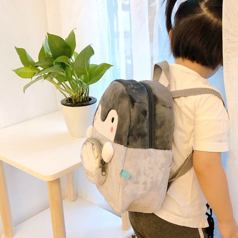 Kawaii Koupen Chan Penguin Plush Toy Japan Cartoon Anime Plush Doll Cute Soft Casual Animal Backpack Doll Birthday Gift for Girl