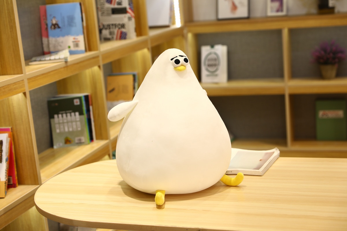Kawaii Cartoon Duck Plush Toy Stuffed Animals Pillow Soft Cute Indoor Seat Cushion Creative Decor Gift For Girl Toy For Children
