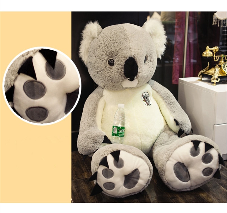 Jumbo Animal Koala Doll Giant Plush Toy Cartoon Hug Bear Cute Super Soft for Girl Gift Deco 90cm 120cm 140cm DY50792