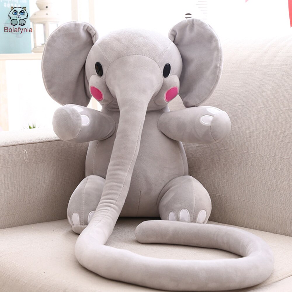 Long Nose Thrombus Plush Stuffed Elephant Toy