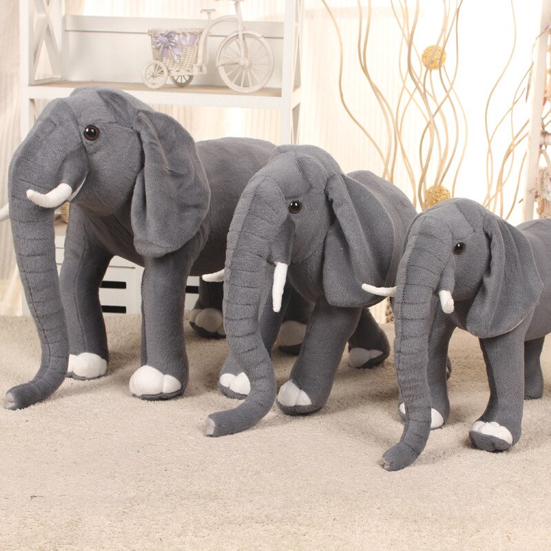Children Plush Stuffed Toy Simulation Elephant Kids Christmas Birthday Gift