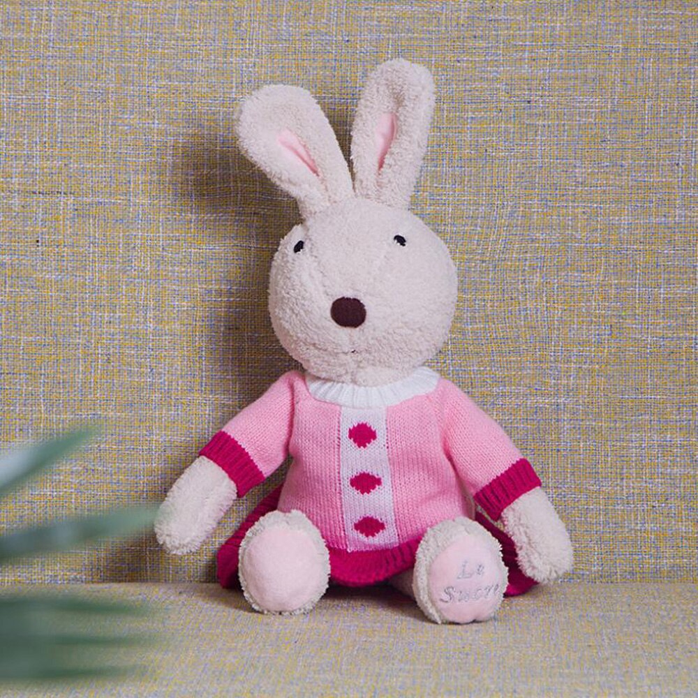 Children Plush Stuffed Toy Birthday Gift Girl Love Sweater Rabbit