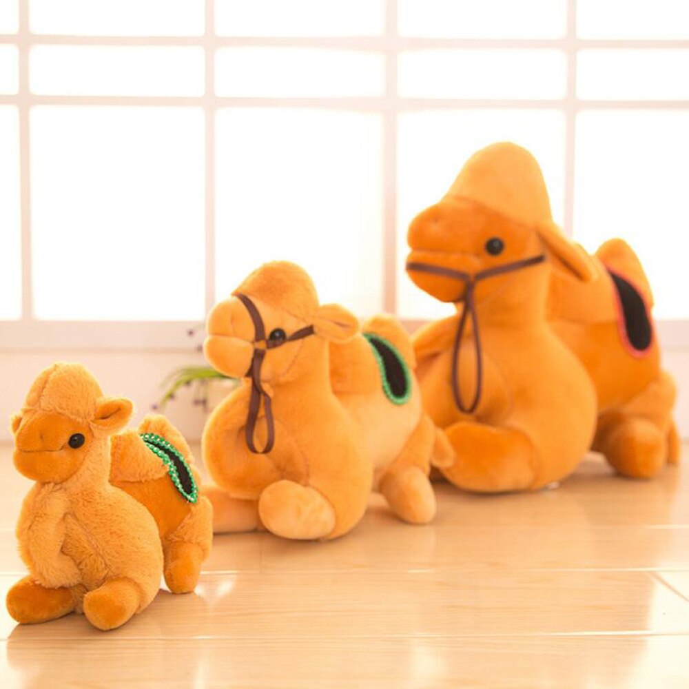 Simulation Bactrian Camel Doll Children Plush Stuffed Toy Birthday Christmas Gift