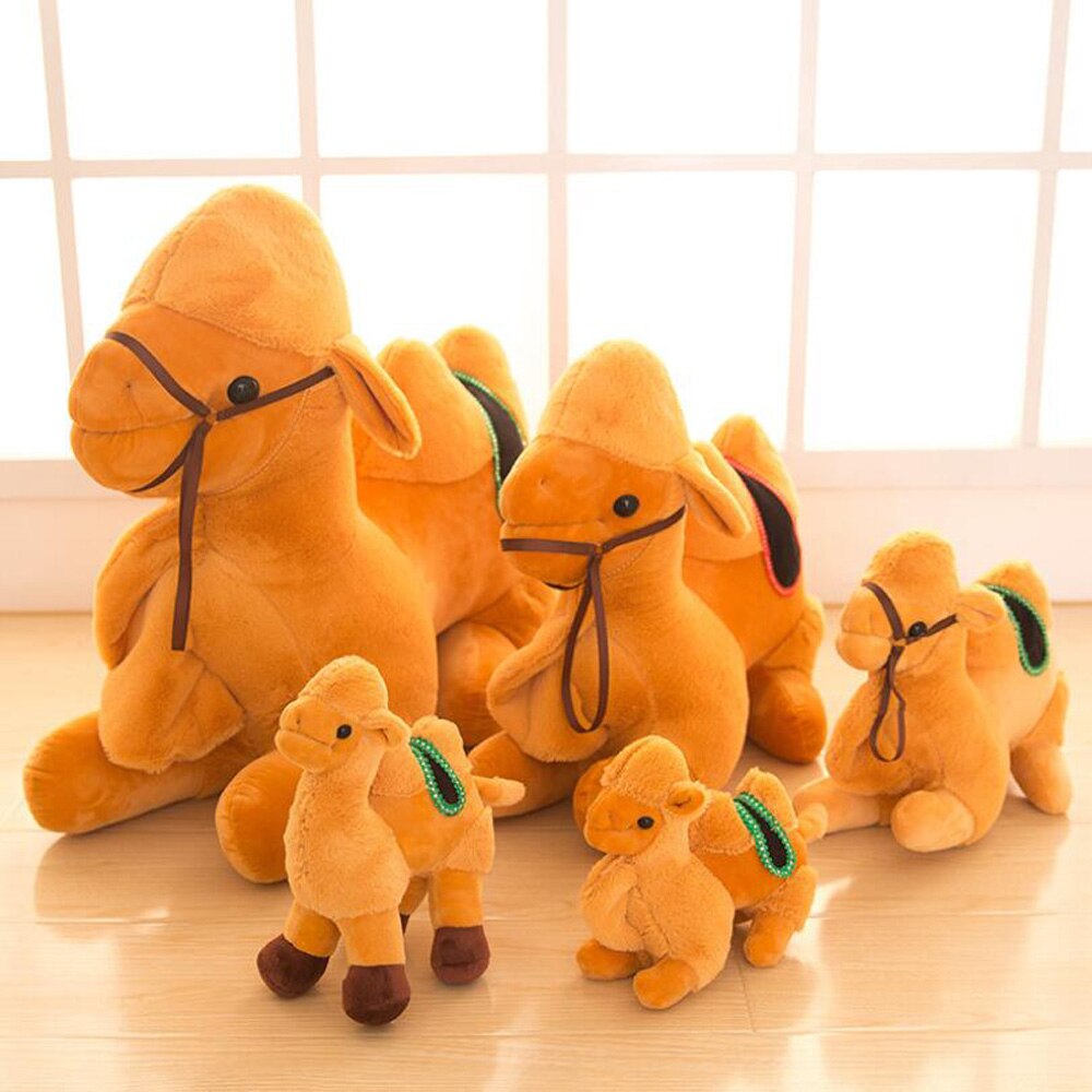 Simulation Bactrian Camel Doll Children Plush Stuffed Toy Birthday Christmas Gift