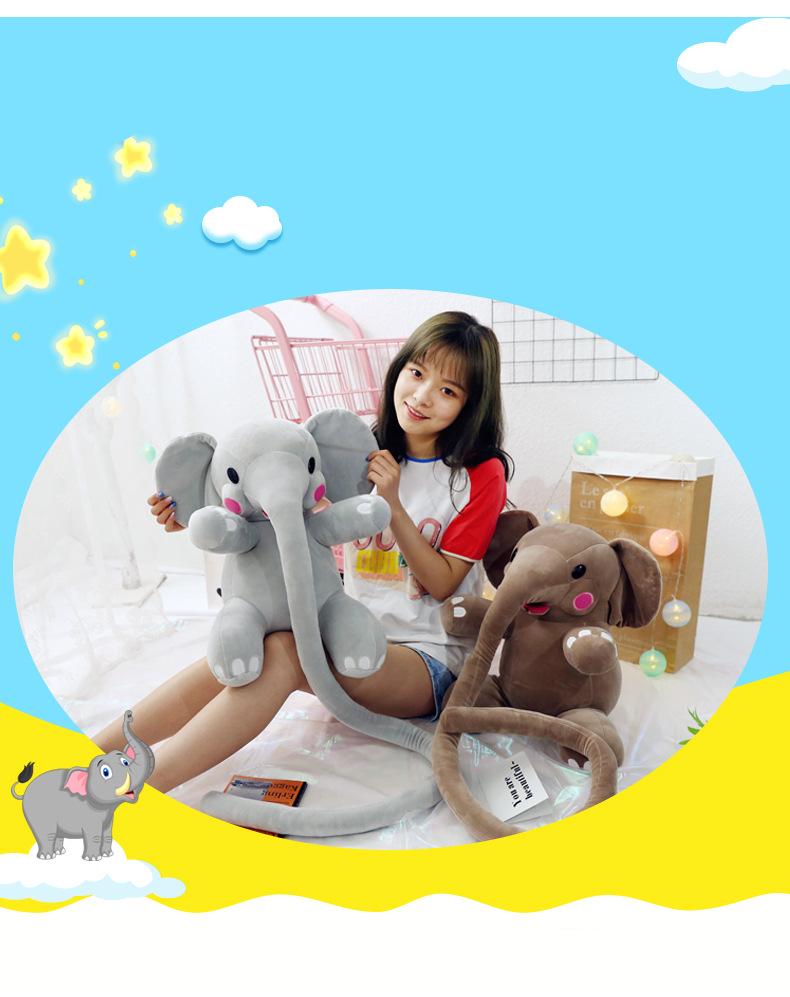 Long Nose Elephant Baby Christmas Birthday Gift Children Plush Stuffed Toy