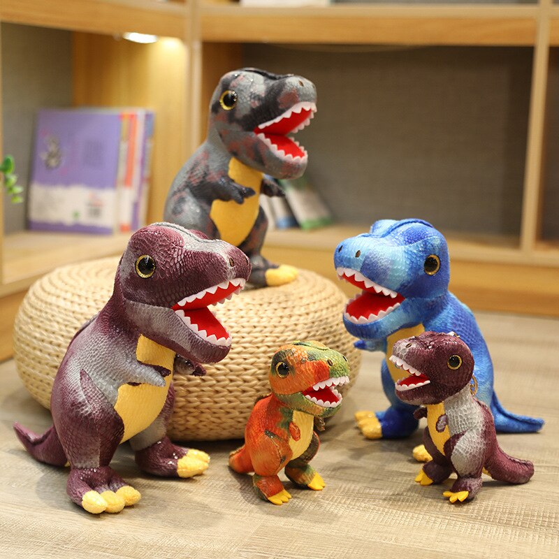 1pc 15/20/26CM Simulation Cute Dinosaur Plush Toys Lovely Animal Tyrannosaurus Dolls Stuffed Soft Toys for Kids Boys Xmas Gift