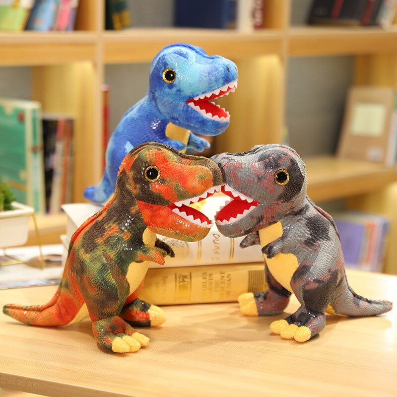 1pc 15/20/26CM Simulation Cute Dinosaur Plush Toys Lovely Animal Tyrannosaurus Dolls Stuffed Soft Toys for Kids Boys Xmas Gift