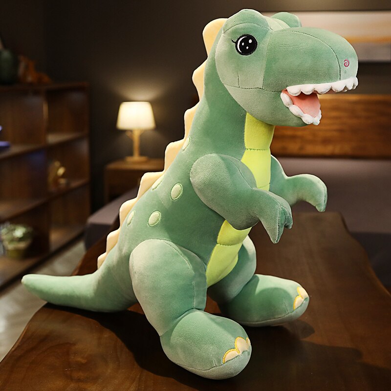 New 45-90cm Big Cartoon Dinosaur Plush Toys Ultra Soft Animal Dragon Pillow Stuffed Tyrannosaurus Rex Dolls Kids Girls Gifts